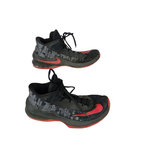 Nike Air Max infuriate 2 Mid Black red Size 10 AA7066-066 Basketball Shoes‎ - Picture 11 of 11